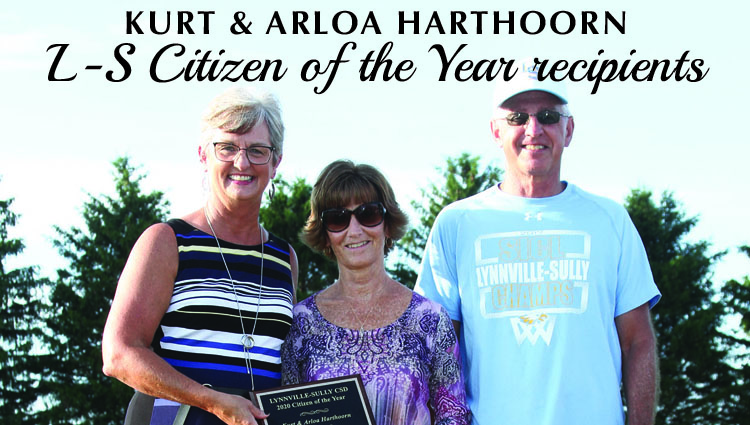 Citizen of the Year presented to longtime L-S supporters, Kurt and Arloa Harthoorn