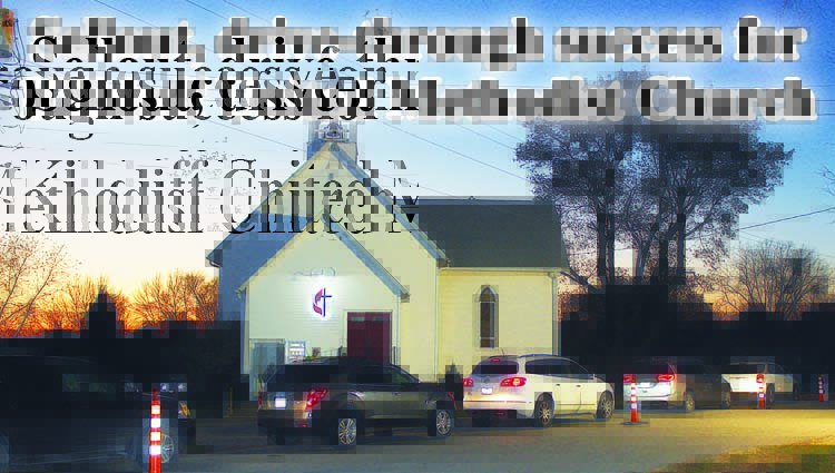 Sellout, drive-through success for Killduff United Methodist Church