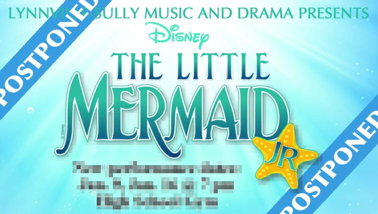 L-S production of Disney’s ‘The Little Mermaid JR’ postponed