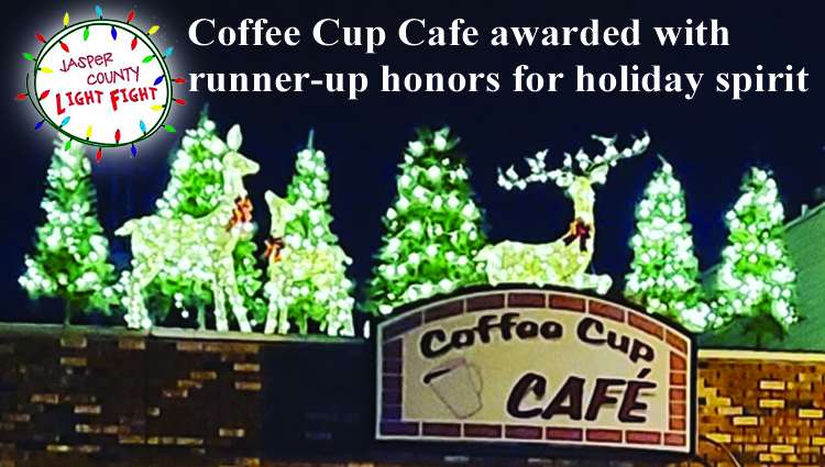 Coffee Cup Cafe receives runner-up honors in Jasper County Light Fight