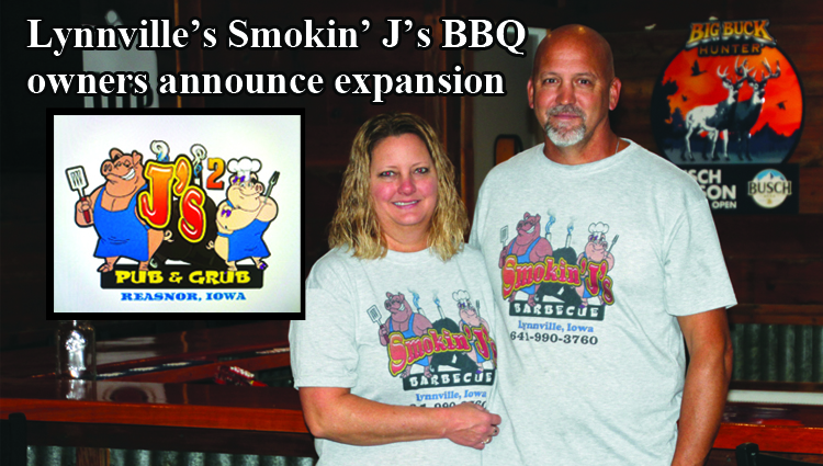 Lynnville’s Smokin’ J’s BBQ owners plan for second location, J’s 2 Pub & Grub in Reasnor