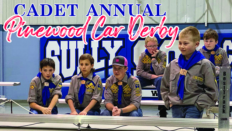 Cadets hold annual pinewood car derby February 24