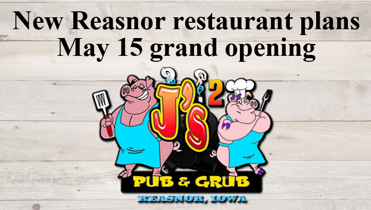 J’s 2 Pub and Grub to open their doors May 15