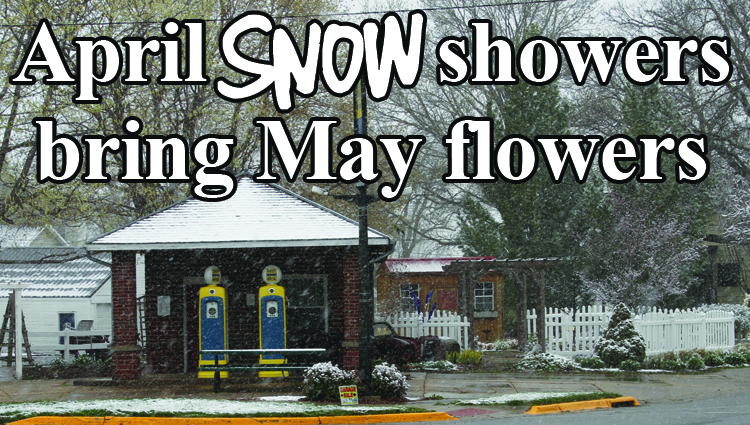 April snow showers bring May flowers