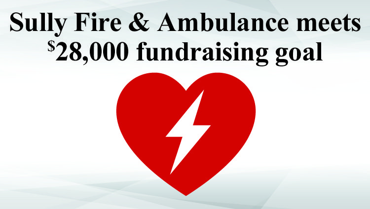 Sully Fire and Ambulance meets $28,000 fundraising goal