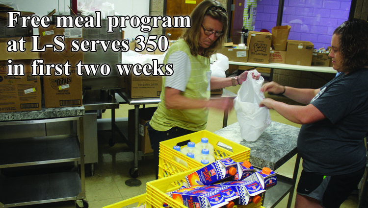 Free meal program at L-S serves 350 in first two weeks