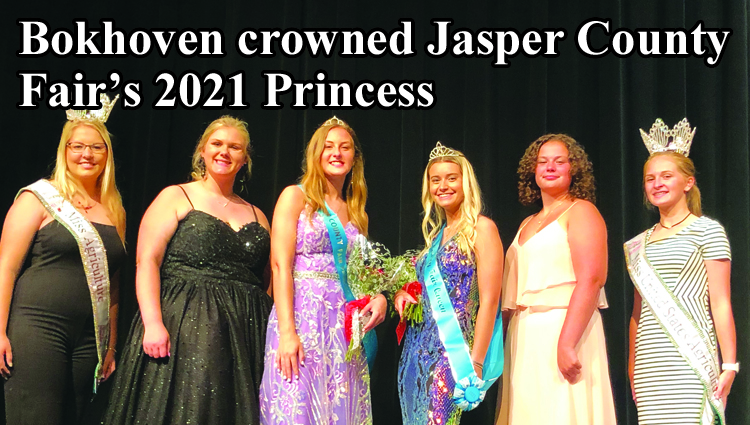 Bokhoven crowned Jasper County Fair Princess