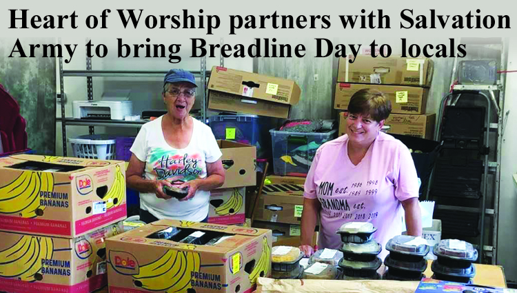 Heart of Worship partners with The Salvation Army to bring Breadline Day to locals