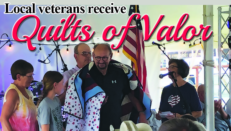Quilts of Valor awarded to local veterans Duke Zylstra, Rod Meyer
