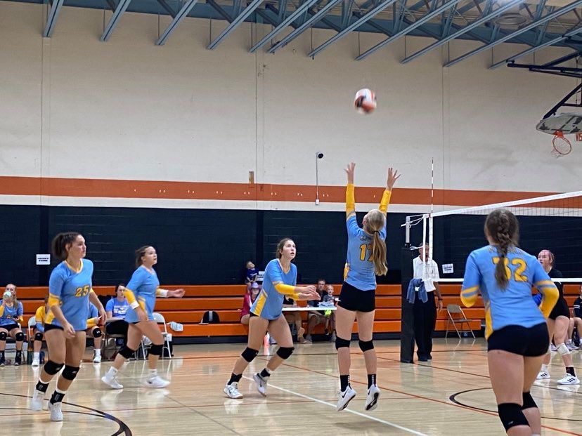 Hawks face tough competition in first volleyball tournament