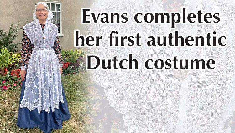 From teacher to apprentice: Evans learns the craft of Dutch costume-making