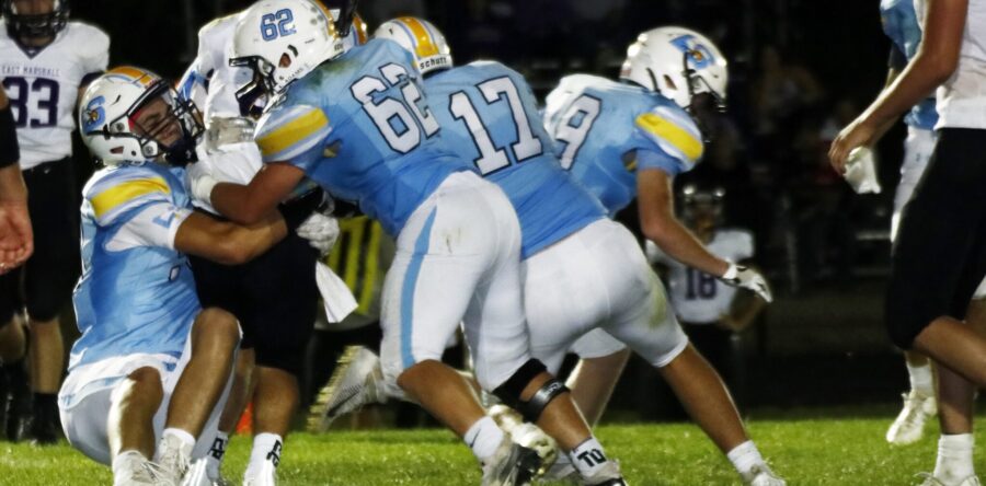 Hawks run past the Mustangs for second win of the season