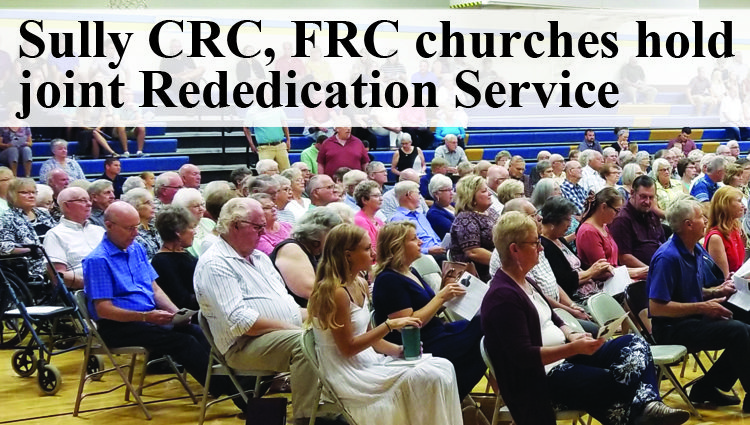 Van Harden gives message at joint rededication service