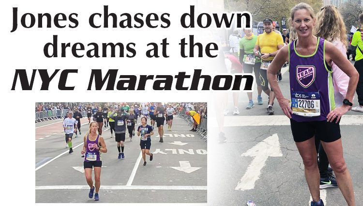 Jones brings big dreams to Big Apple, completes NYC Marathon