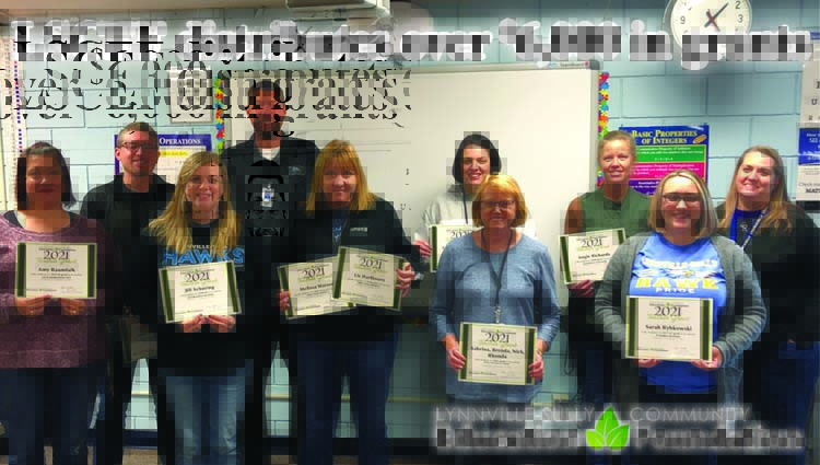 Lynnville-Sully Community Education Foundation awards over $6,000 in grants to preK-12 teachers