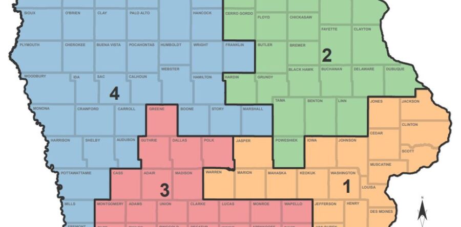 Iowa Legislature passes new congressional redistricting maps
