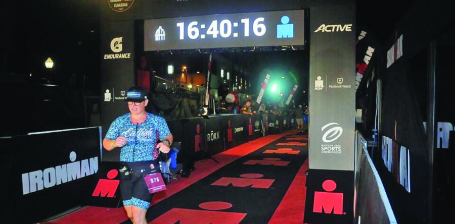 Susan Lyons is an Ironman