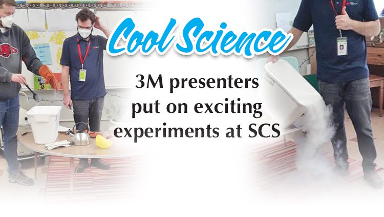 3M presenters put on exciting science experiments
