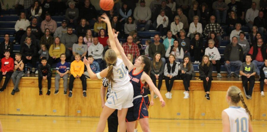 Last conference game is a win in OT for L-S girls