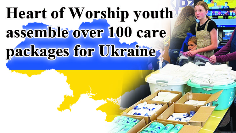 Lynnville’s Heart of Worship youth assemble care packages for Ukraine