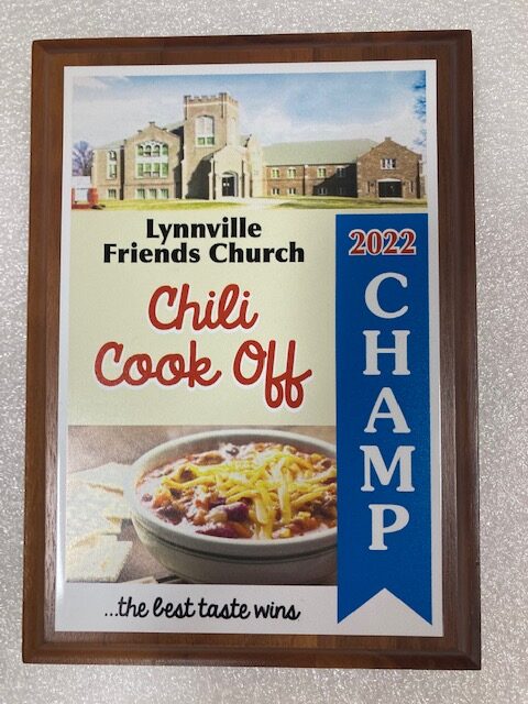 Denver DeBrower brings the heat to Lynnville Friends Church’s chili cook-off
