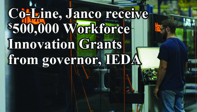 Co-Line, Janco receive $500,000 Workforce Innovation Grants from governor, IEDA