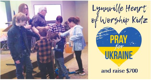 Lynnville Heart of Worship Kidz raise $700 for Ukraine