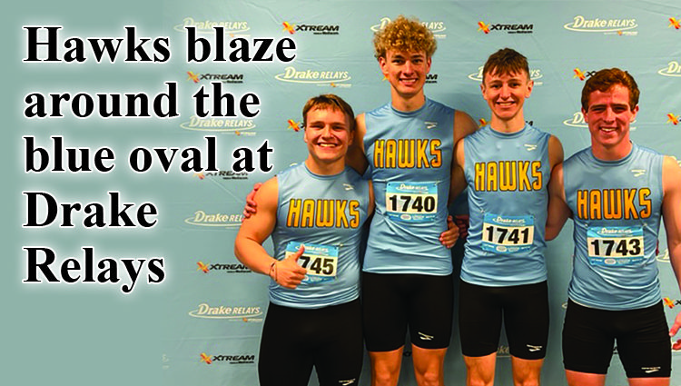 Local athletes compete on the blue oval at Drake Relays