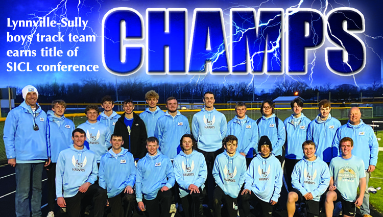 Lynnville-Sully boys track team earns title of SICL Conference Champs