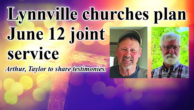 Lynnville churches plan June 12 joint service