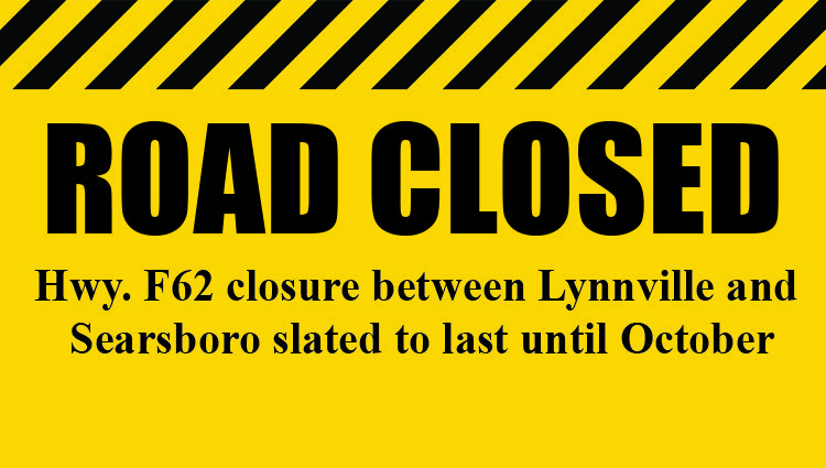 Road closed: Highway F62 closure between Lynnville and Searsboro slated to last until October