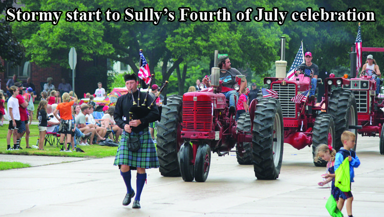 Stormy start to Sully’s Fourth of July celebration doesn’t dampen patriotic spirit