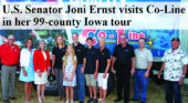 U.S. Senator Joni Ernst visits Co-Line in her 99-county Iowa tour
