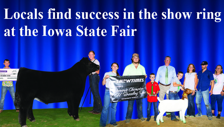 Locals find success in the show ring at the Iowa State Fair