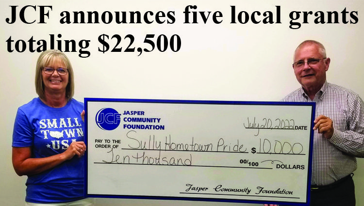 JCF announces five local grant awards totaling $22,500