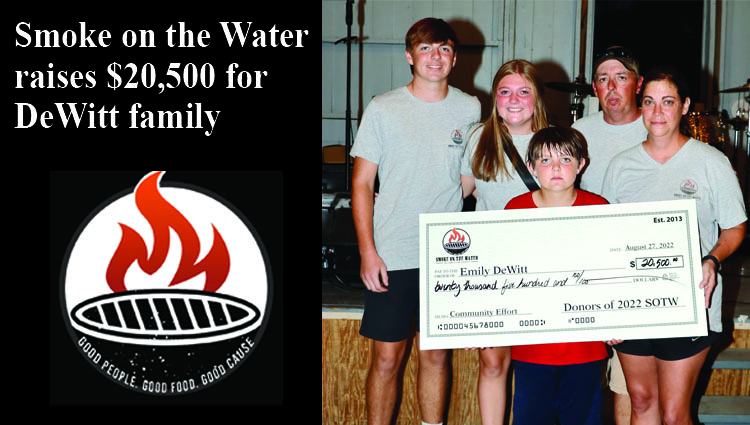 Smoke on the Water raises $20,500 for DeWitt family
