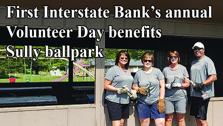 First Interstate Bank’s annual Volunteer Day benefits Sully Ballpark