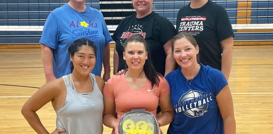 Nine teams battle it out at L-S alumni volleyball tourney