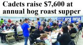 Sully Cadets raise $7,600 at annual hog roast supper