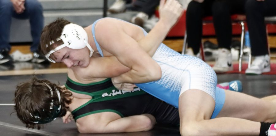 Short-handed Hawk wrestlers compete hard