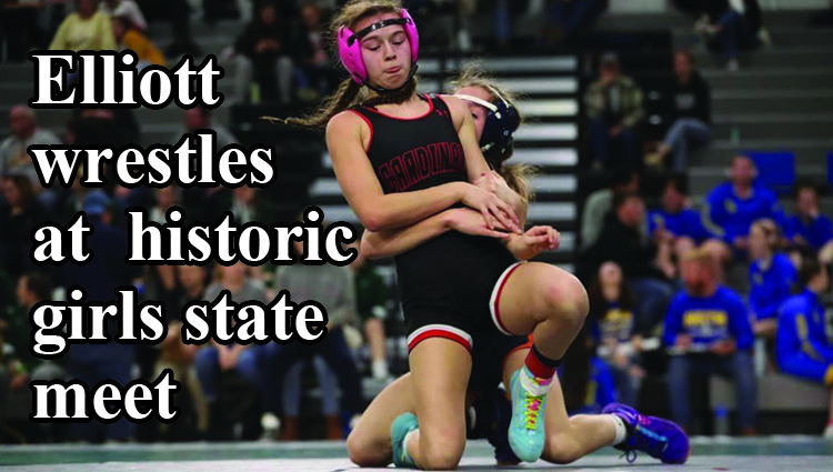 Elliott goes 3-2 at IGHSAU’s first state wrestling tourney