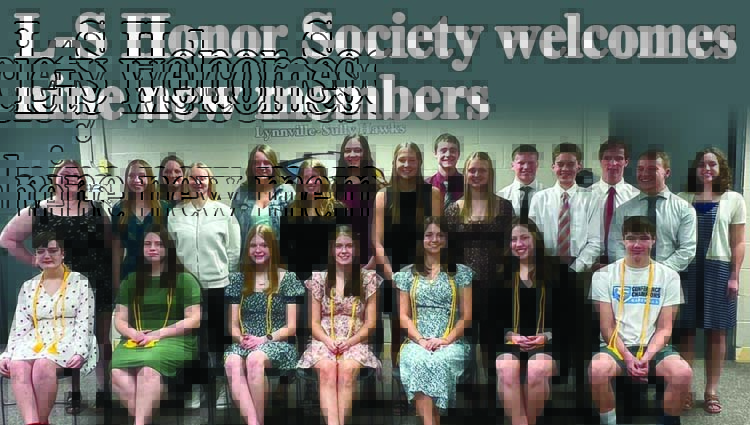 Lynnville-Sully Honor Society welcomes nine new members in annual induction ceremony
