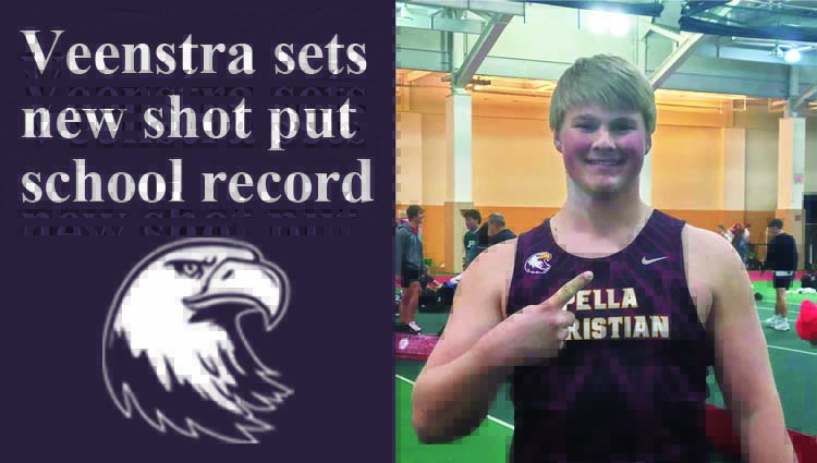 Veenstra claims Pella Christian’s school record in shot put