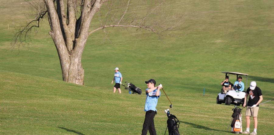 Hawks finish second at golf home opener