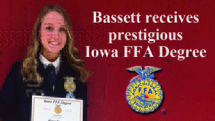 Lynnville-Sully senior receives highest degree bestowed by Iowa FFA Association