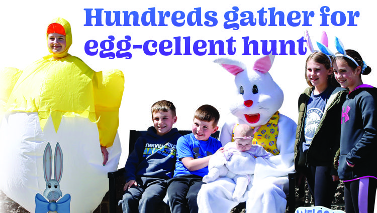 Egg-stra excitement radiates like the sunshine at community Easter egg hunt in Lynnville Saturday