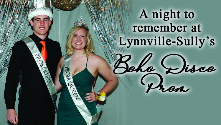 At night to remember at Lynnville-Sully’s Boho Disco Prom