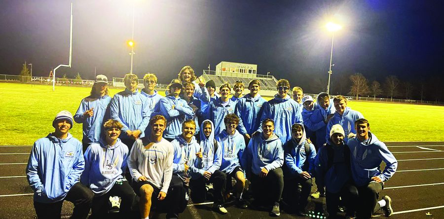 Hawks register eight first-place finishes in first team win