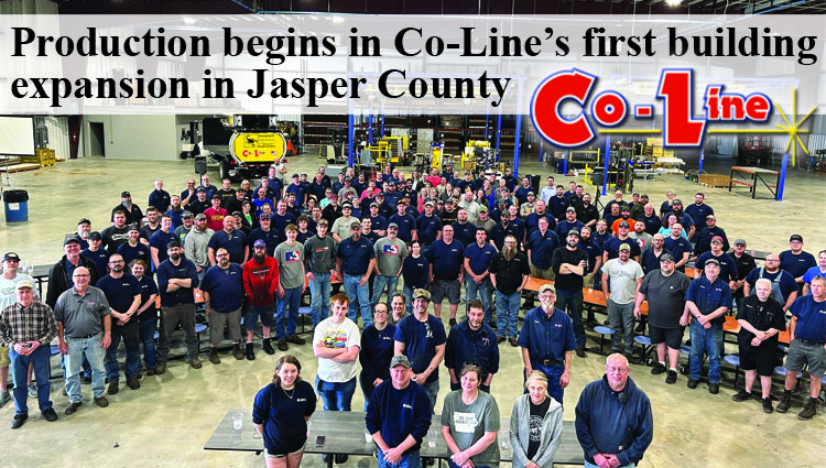 Production begins in Co-Line’s first building expansion in Jasper County