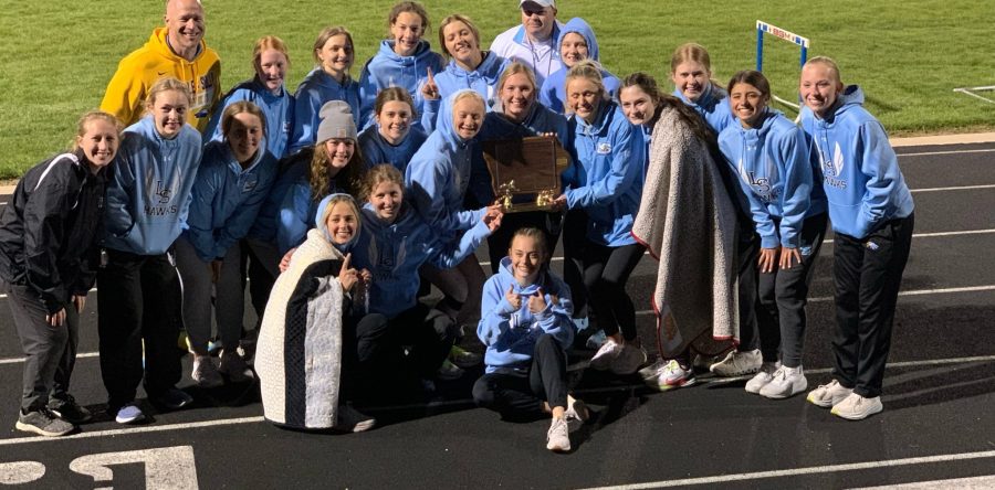 L-S girls win the SICL Conference Meet crown